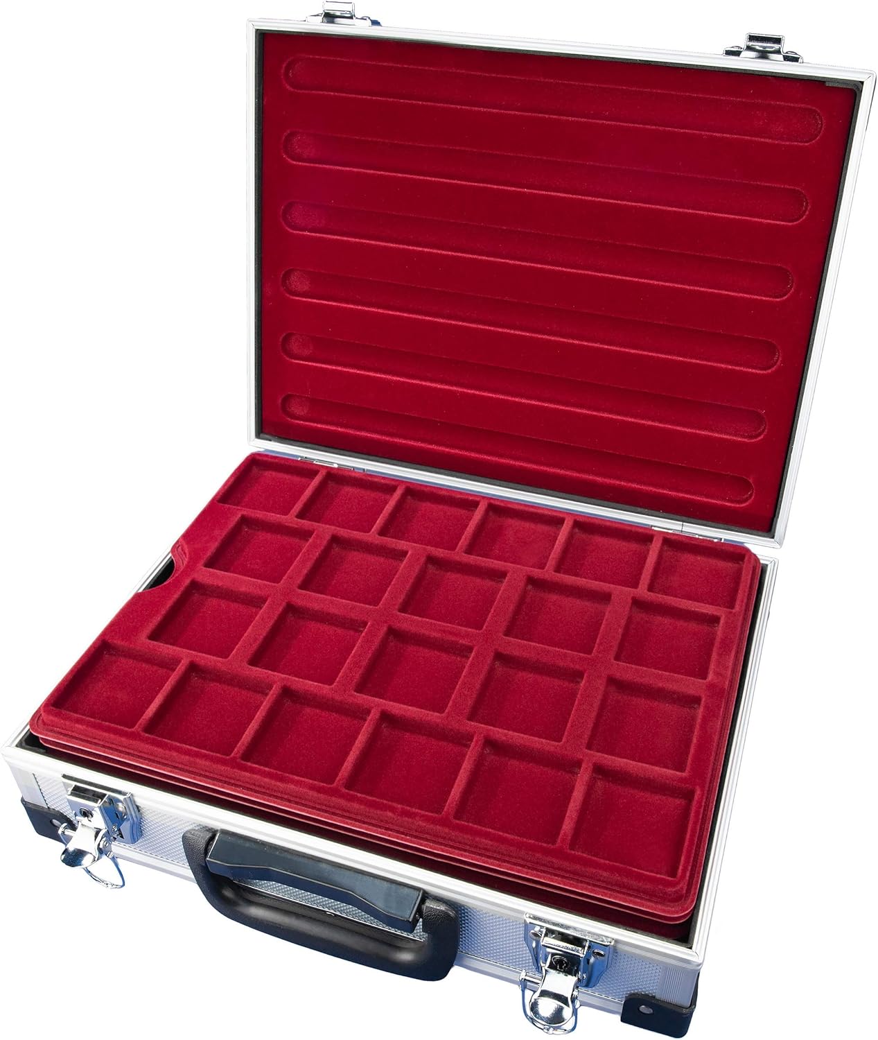 MC.Sammler Portamonete con 5 Tableaus per 161 Monete - immagine 1