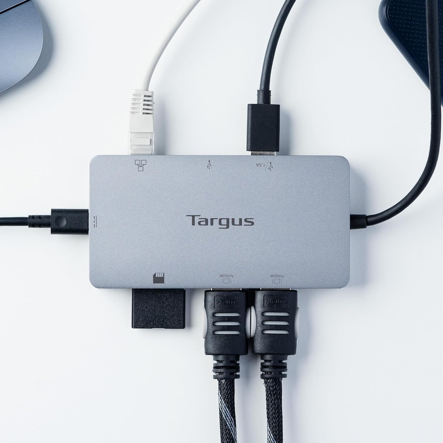 Targus Docking Station USB-C Dual HDMI 4K, Grigio - immagine 3