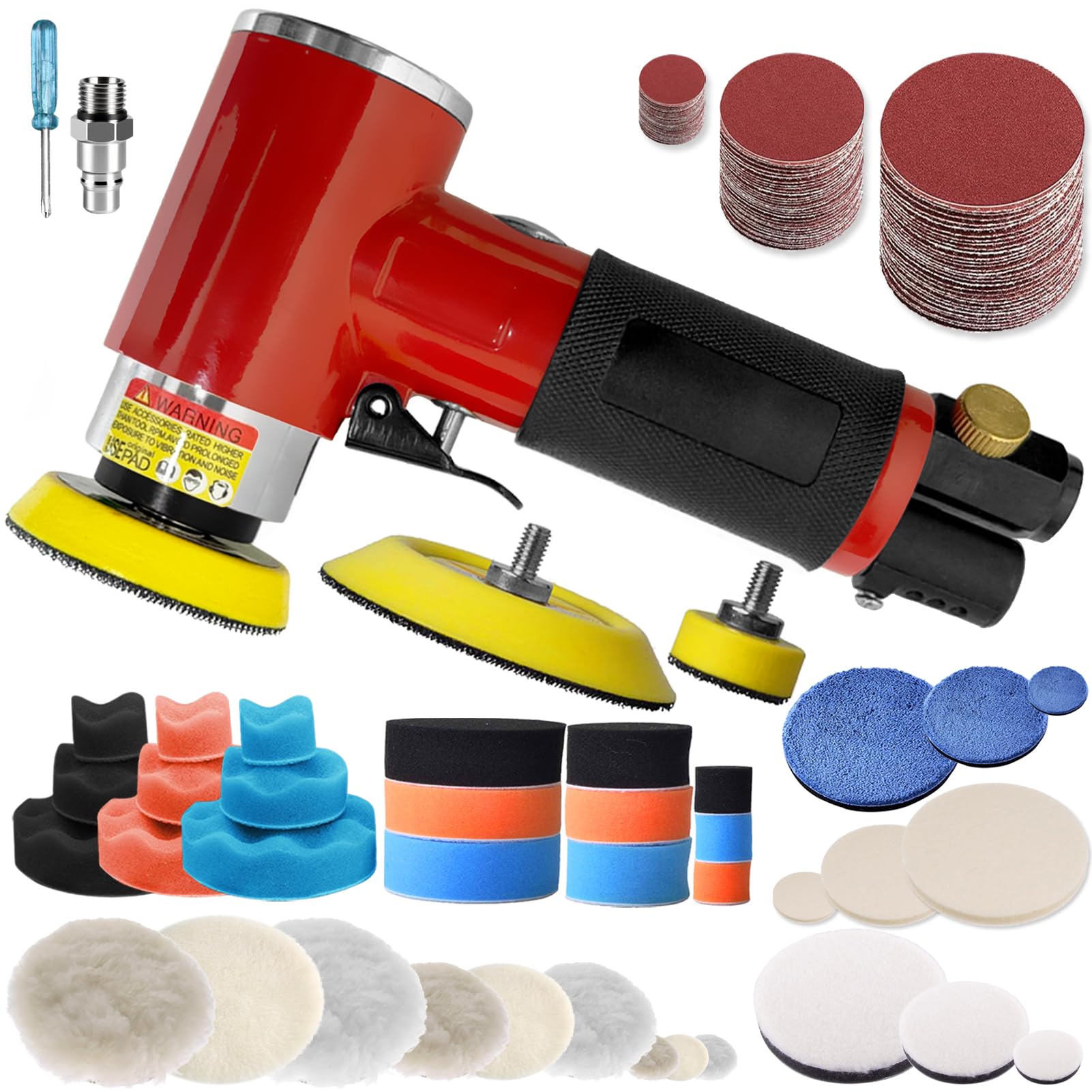 Mini Levigatrice Orbitale Pneumatica 25/50/75mm