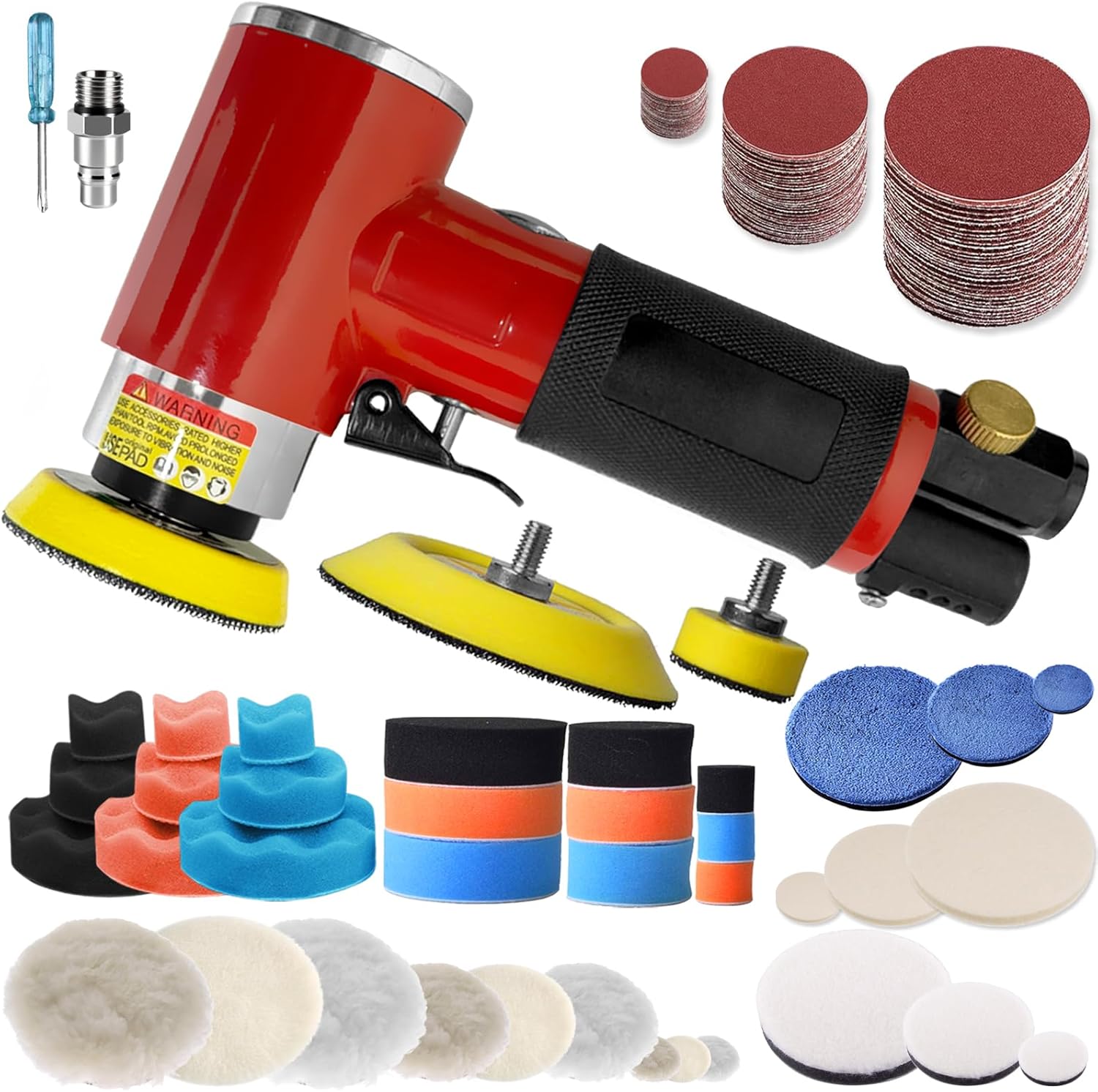 Mini Levigatrice Orbitale Pneumatica 25/50/75mm - immagine 1