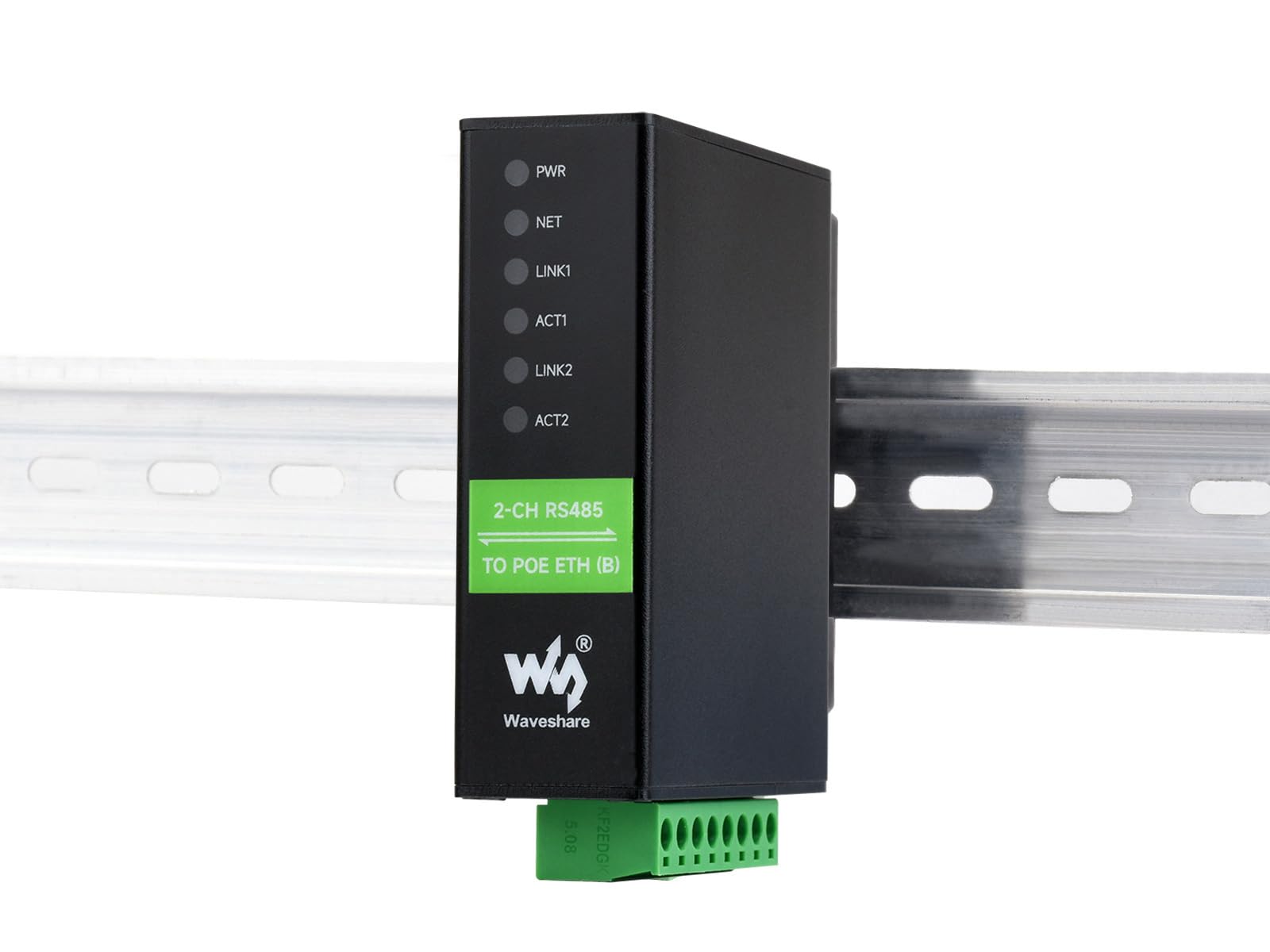 Convertitore RS485 a POE Ethernet 2 Canali Industriale