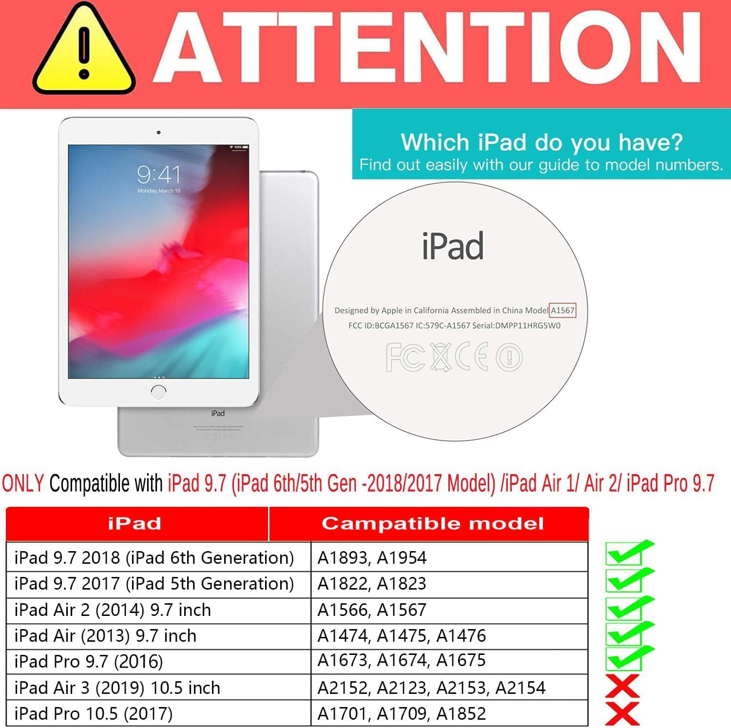Gozopo - Pellicola Protettiva Vetro Temperato per iPad 9.7 (2 Pezzi) - immagine 2