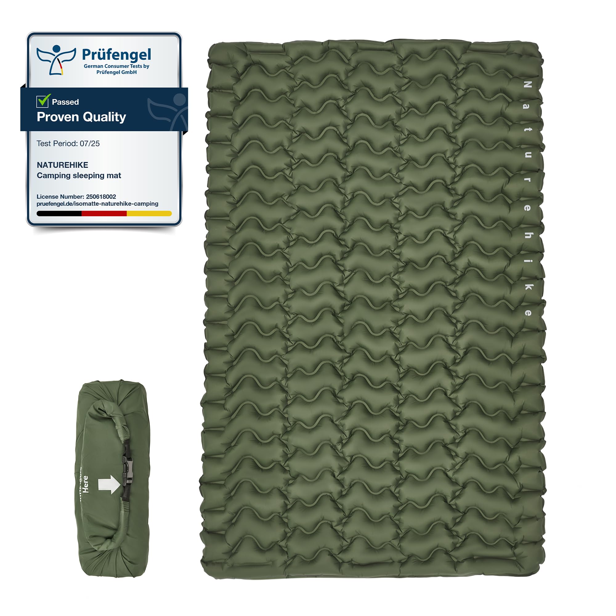 Naturehike Materassino Gonfiabile Ultraleggero Singolo