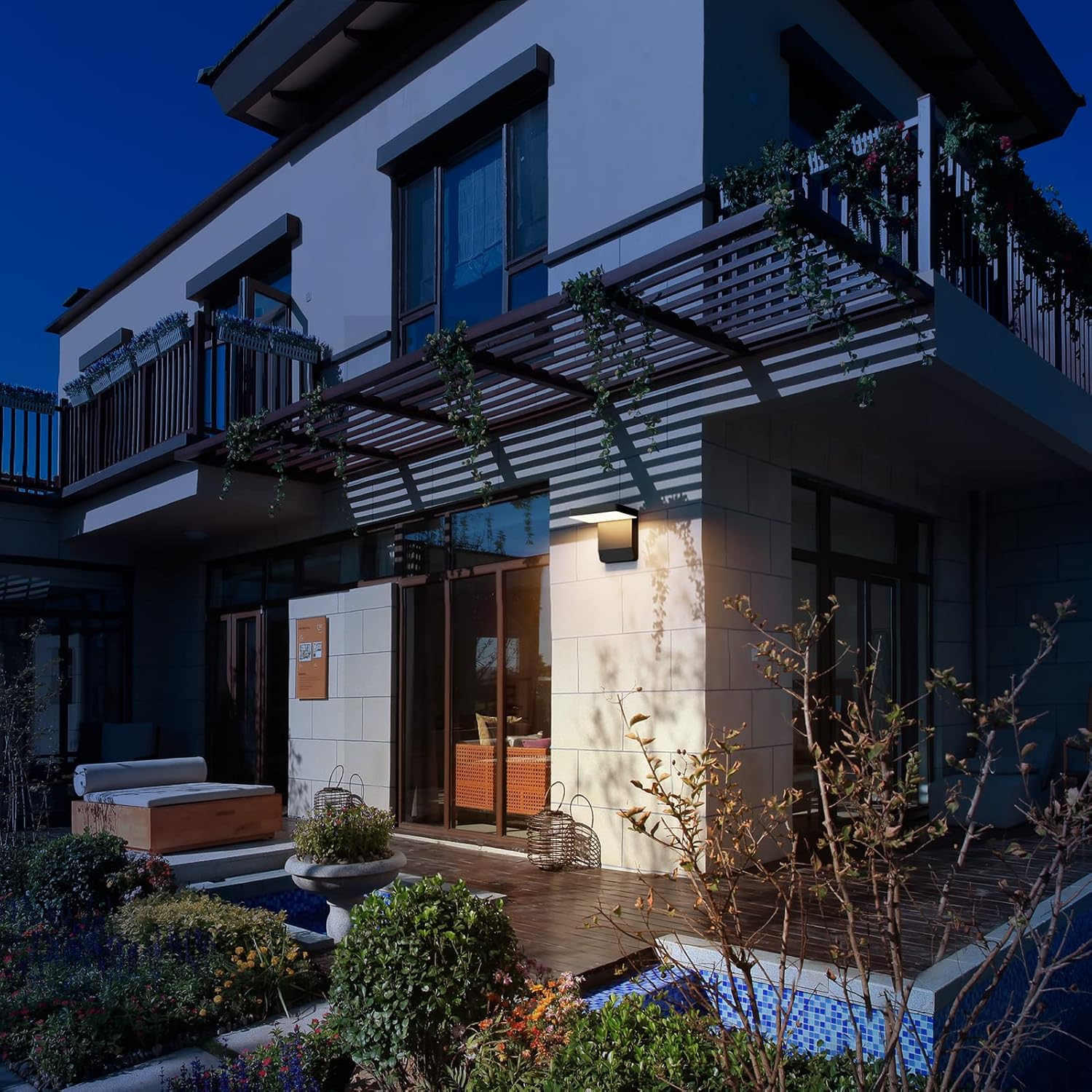 K-bright Applique Esterno LED 20W 3000K 1540 Lumen - immagine 6