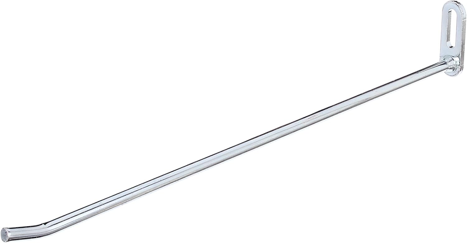 Alberts 862190 - Gancio per piastra forata, colore: Argento - immagine 1