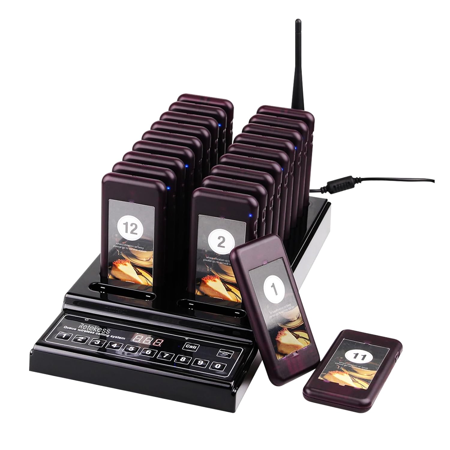 Retekess T112 - Cercapersone Ristorante Wireless 500M (20 Pz) - immagine 1