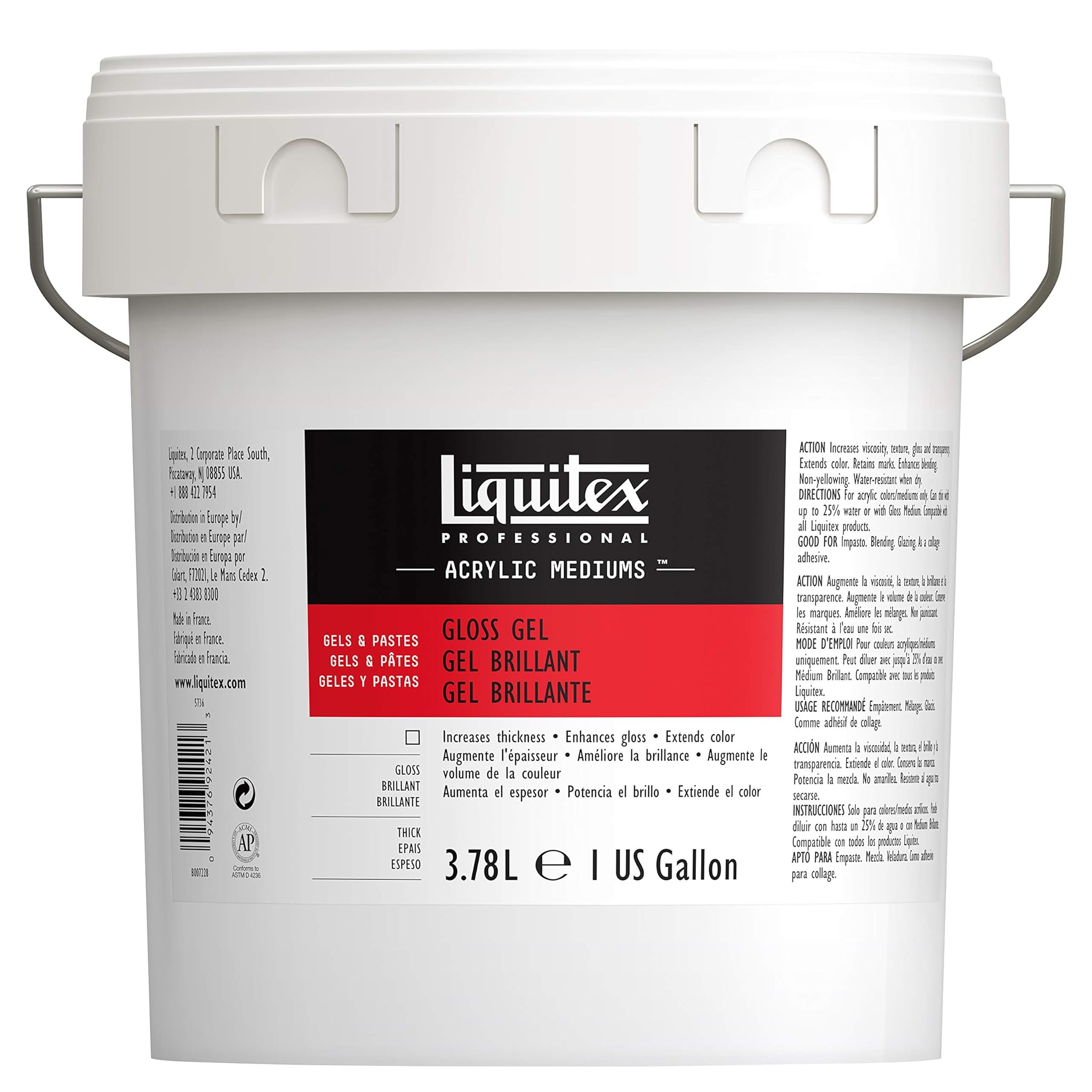 Liquitex Medium Gel Luccicante 3.78 L - Gloss Gel