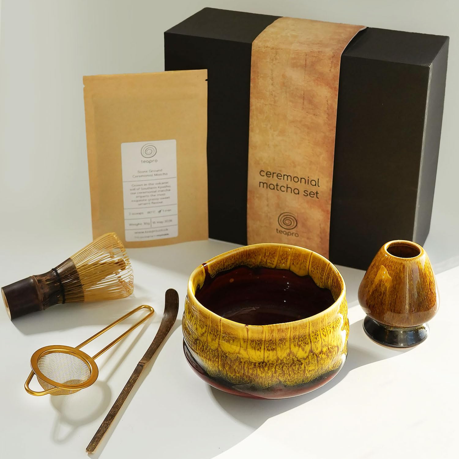 Set Matcha Giapponese Giallo per Principianti