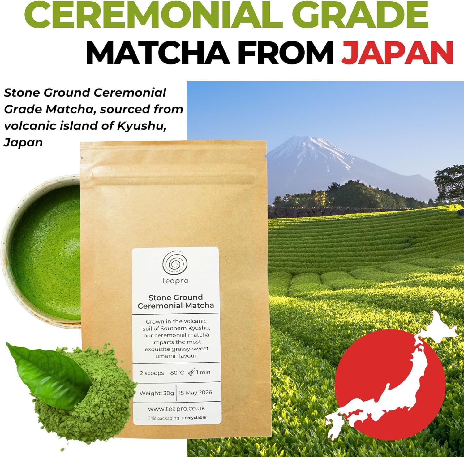 Set Matcha Giapponese Giallo per Principianti - immagine 3