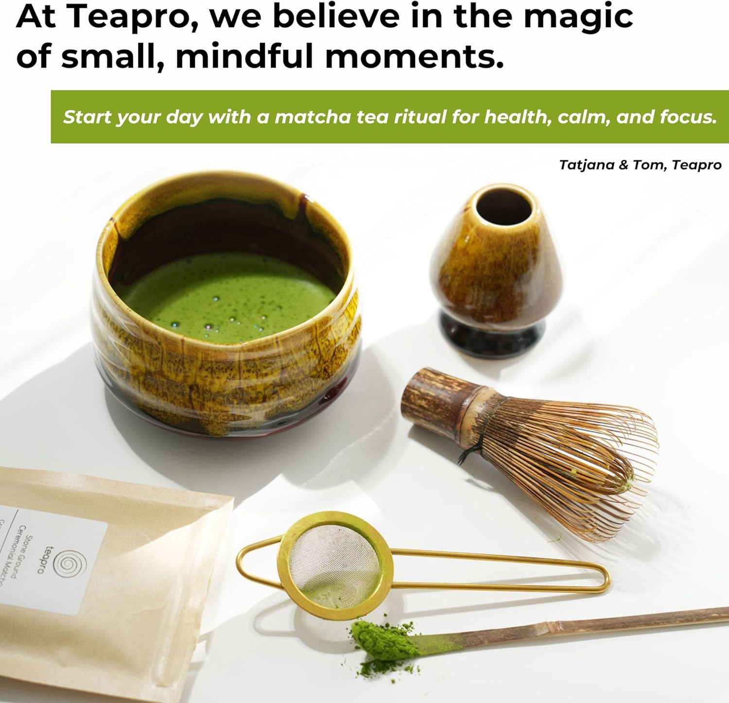 Set Matcha Giapponese Giallo per Principianti - immagine 5