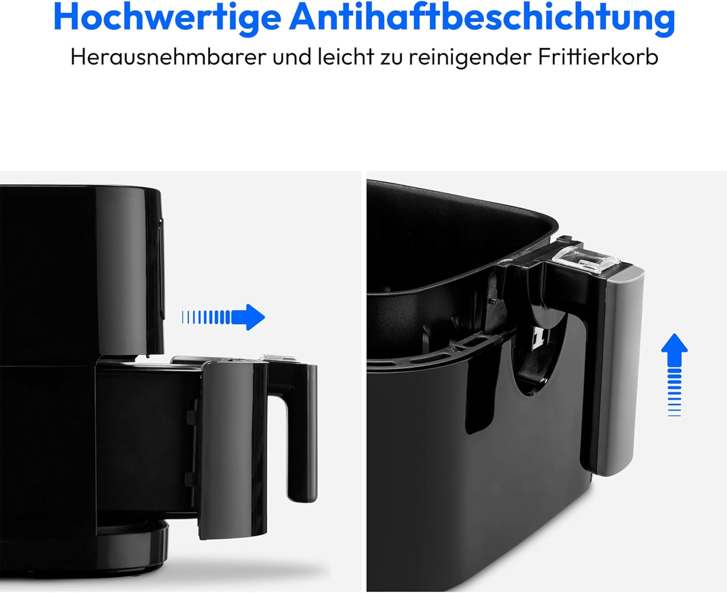 MEDION Friggitrice ad Aria E40 XL 5,2L, Nera - immagine 6