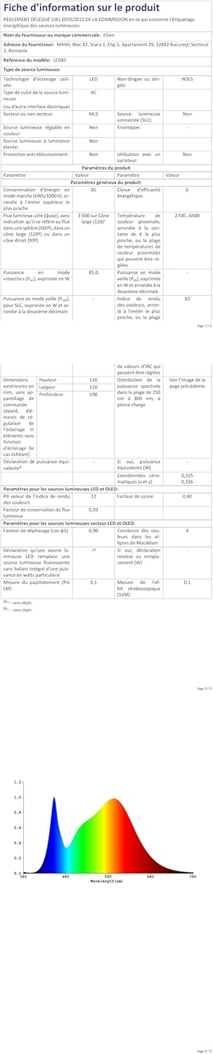 Fgen Lampada LED E27 Video 85W con Telecomando - immagine 8
