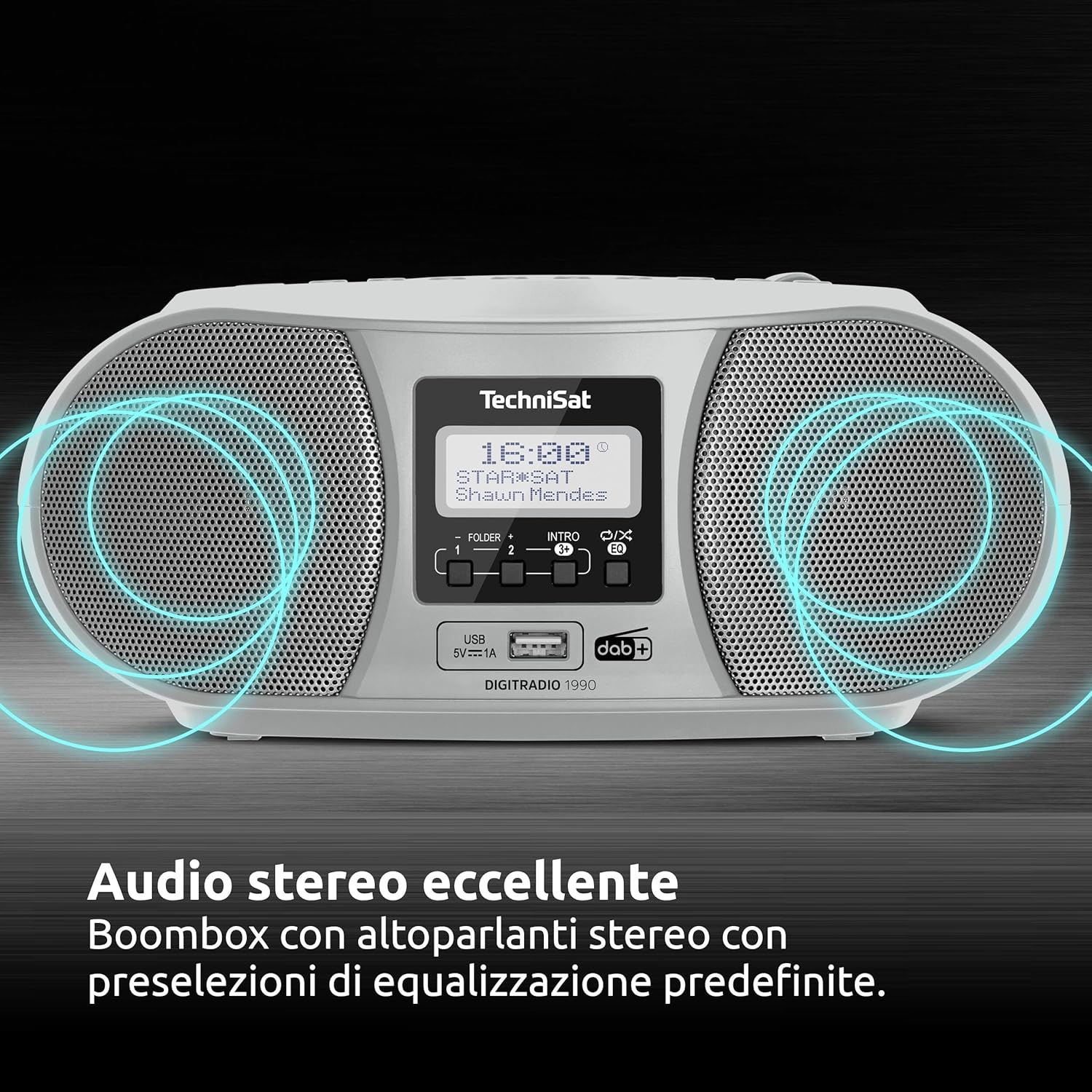 Technisat DIGITRADIO 1990 - Stereo DAB+/FM con CD - immagine 5