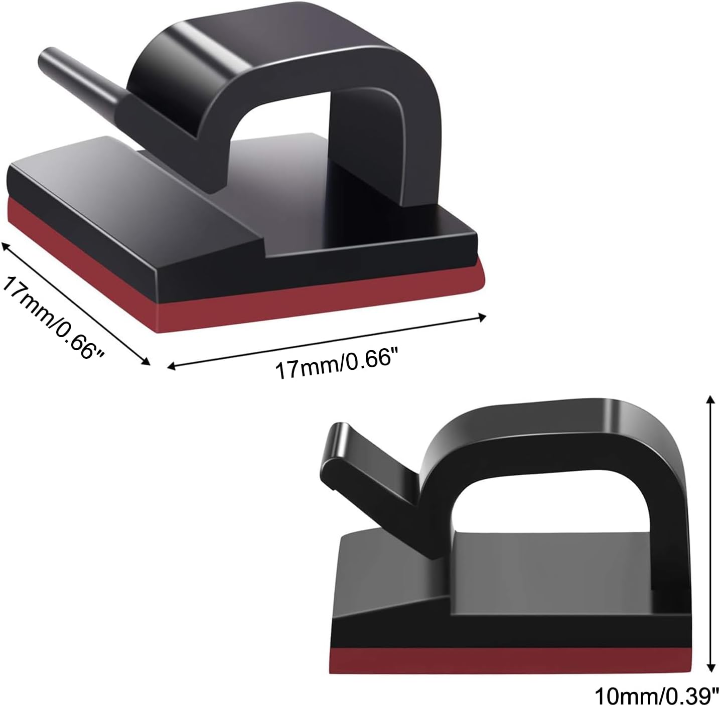 Soulwit® 50 pezzi Clip Cavo Autoadesivo - immagine 3