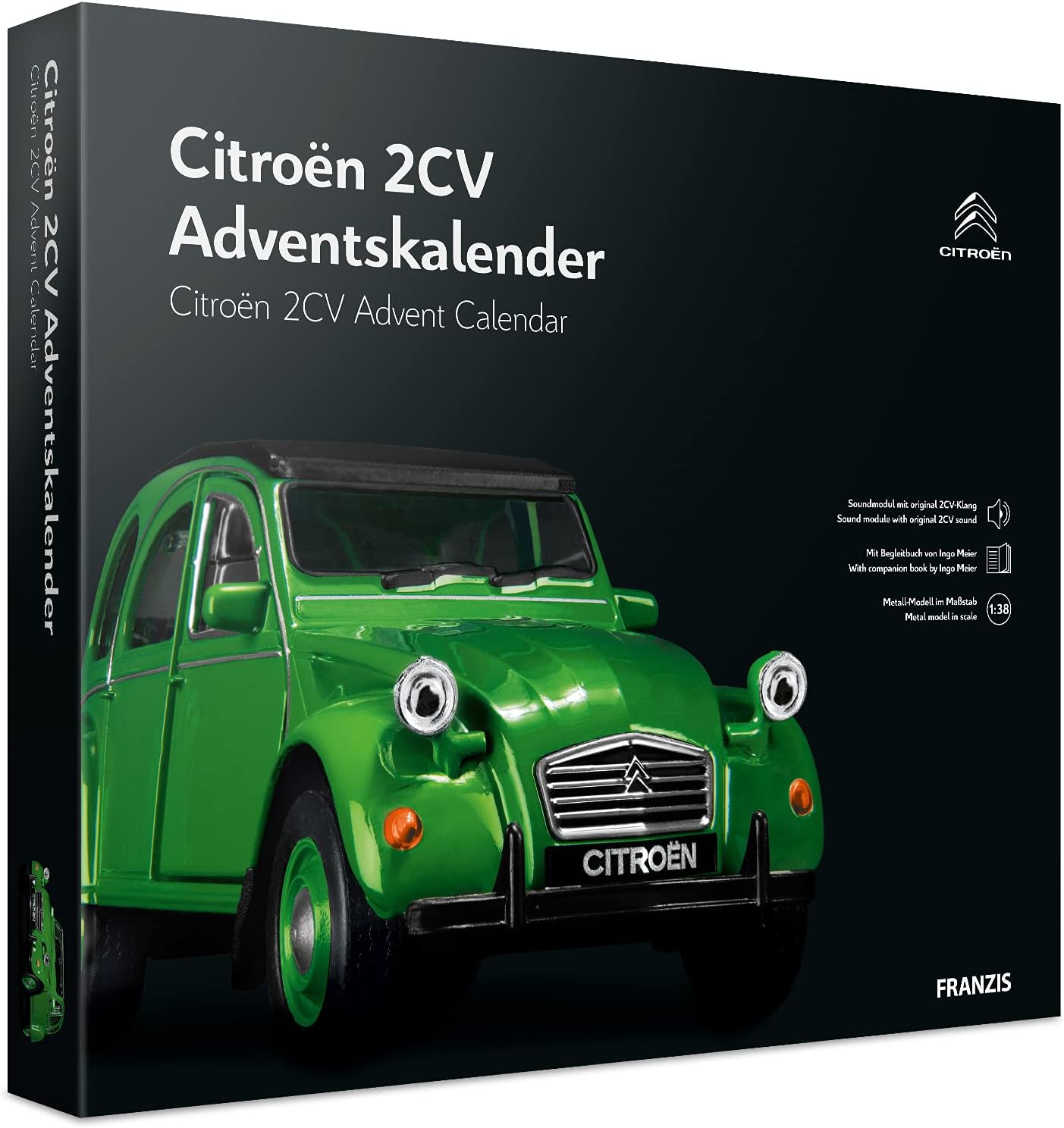 Franzis Calendrier de l'Avent Citroën 2 CV Verde - immagine 1