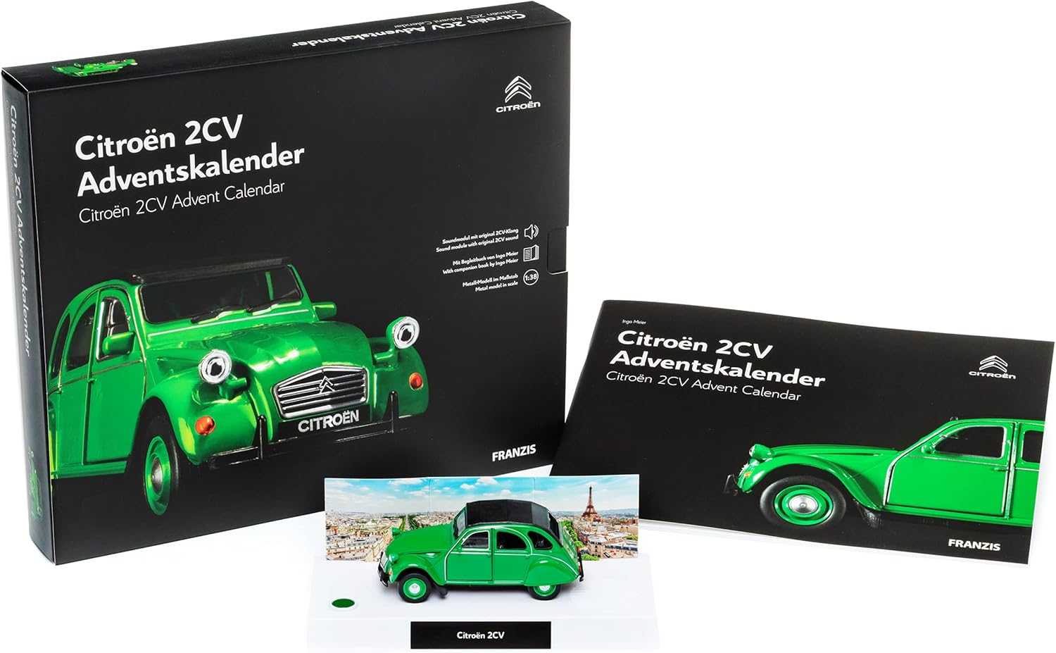 Franzis Calendrier de l'Avent Citroën 2 CV Verde - immagine 3