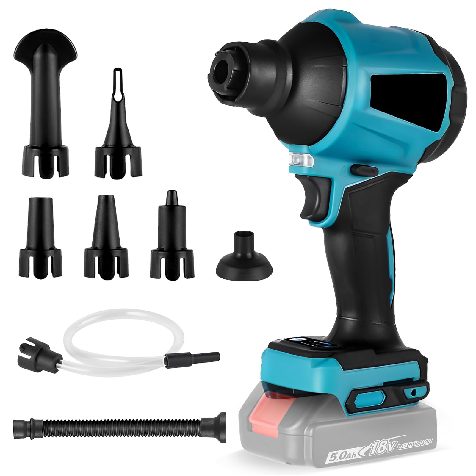 Ventola a Batteria per Makita 18V - Soffiatore Foglie, Blu