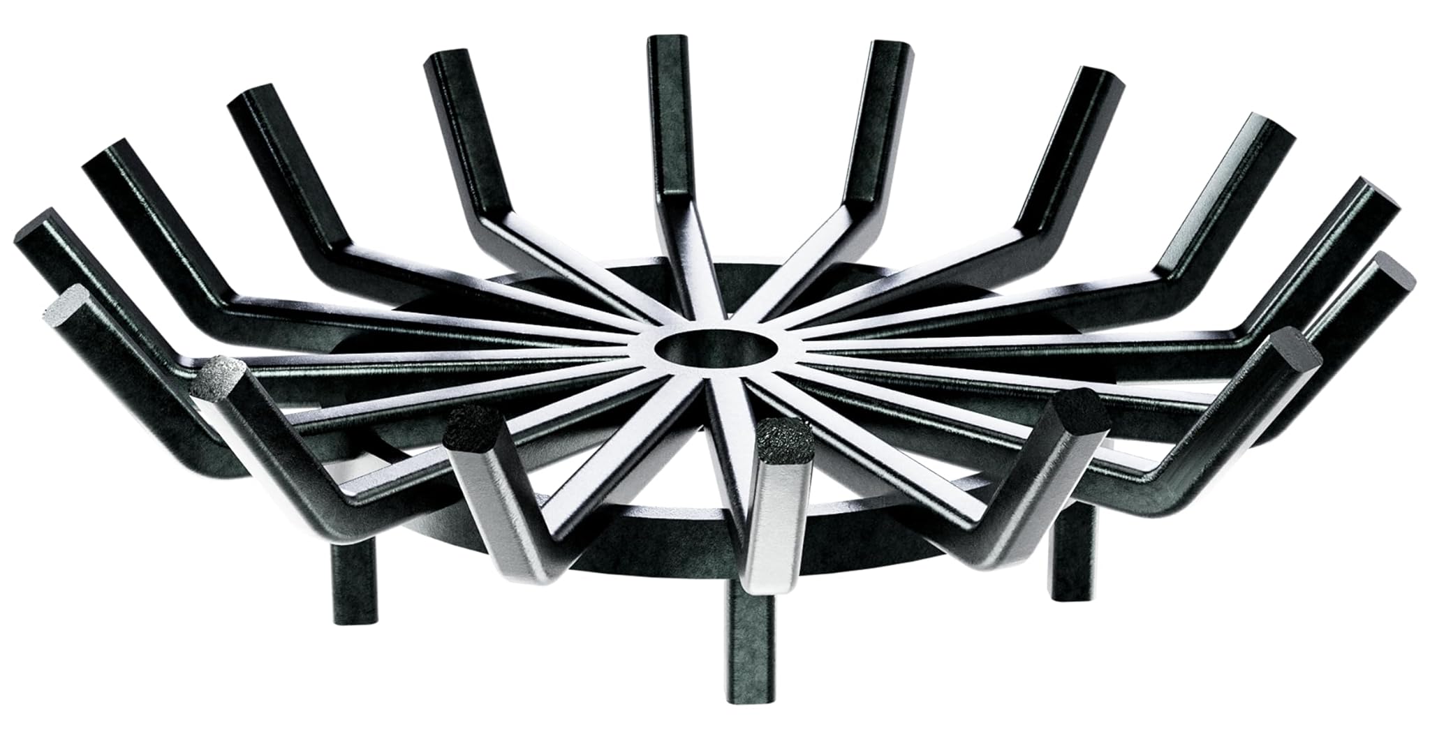 IDZO Grata per Fuoco Rotonda 68,6 cm in Ferro Battuto