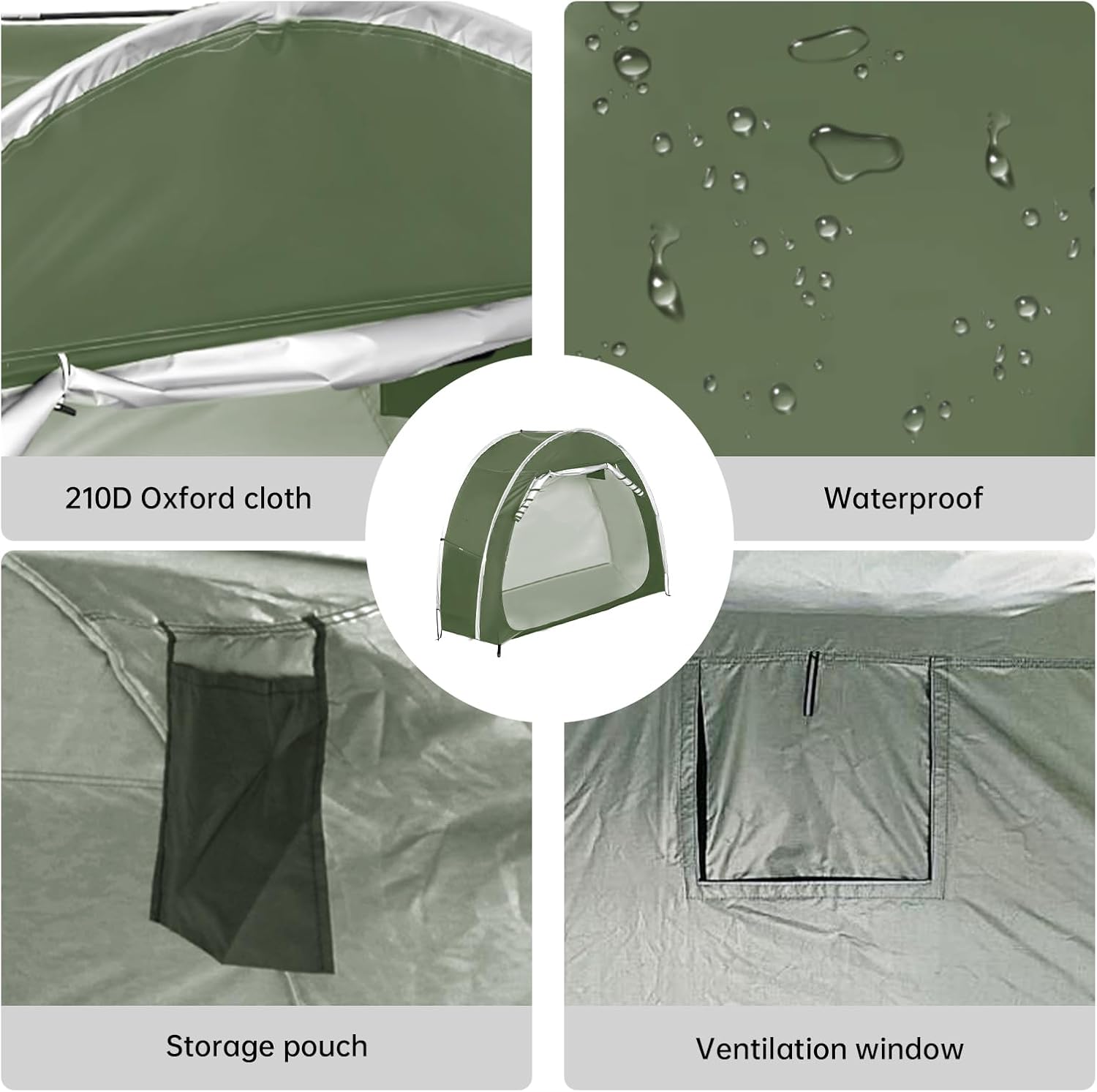 Tenda da Bicicletta Impermeabile Portatile - immagine 5