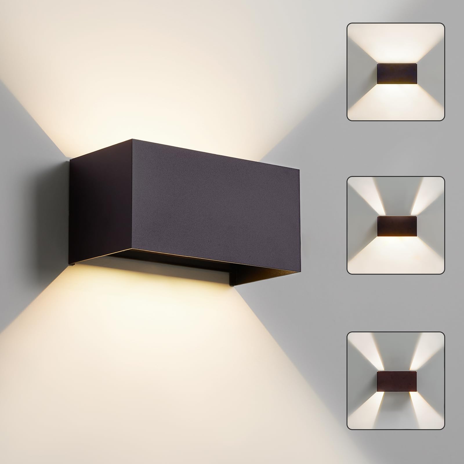 Celavy Lampada da Parete LED Antracite 4000K Up Down