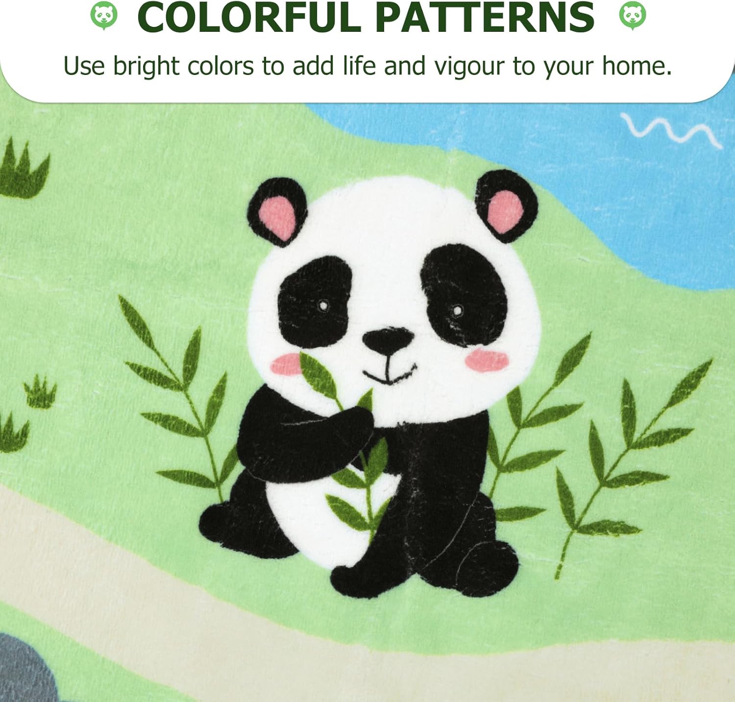 Tappeto Bambini 100x150 cm Motivo Animali - immagine 5