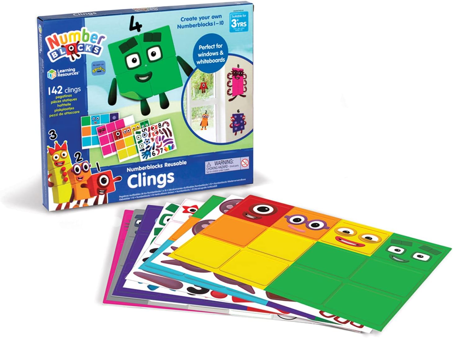 Learning Resources Decalcomanie Numberblocks Riutilizzabili - immagine 1