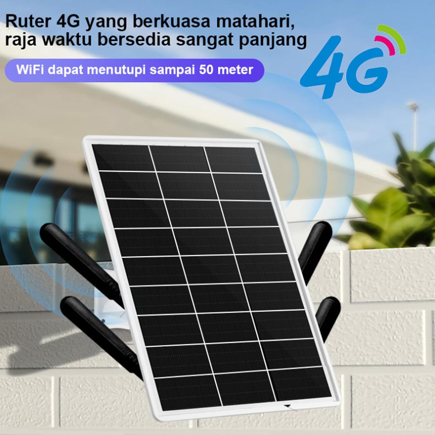 Ejoyous Router Modem 4G LTE Solare 25600 mAh - immagine 3