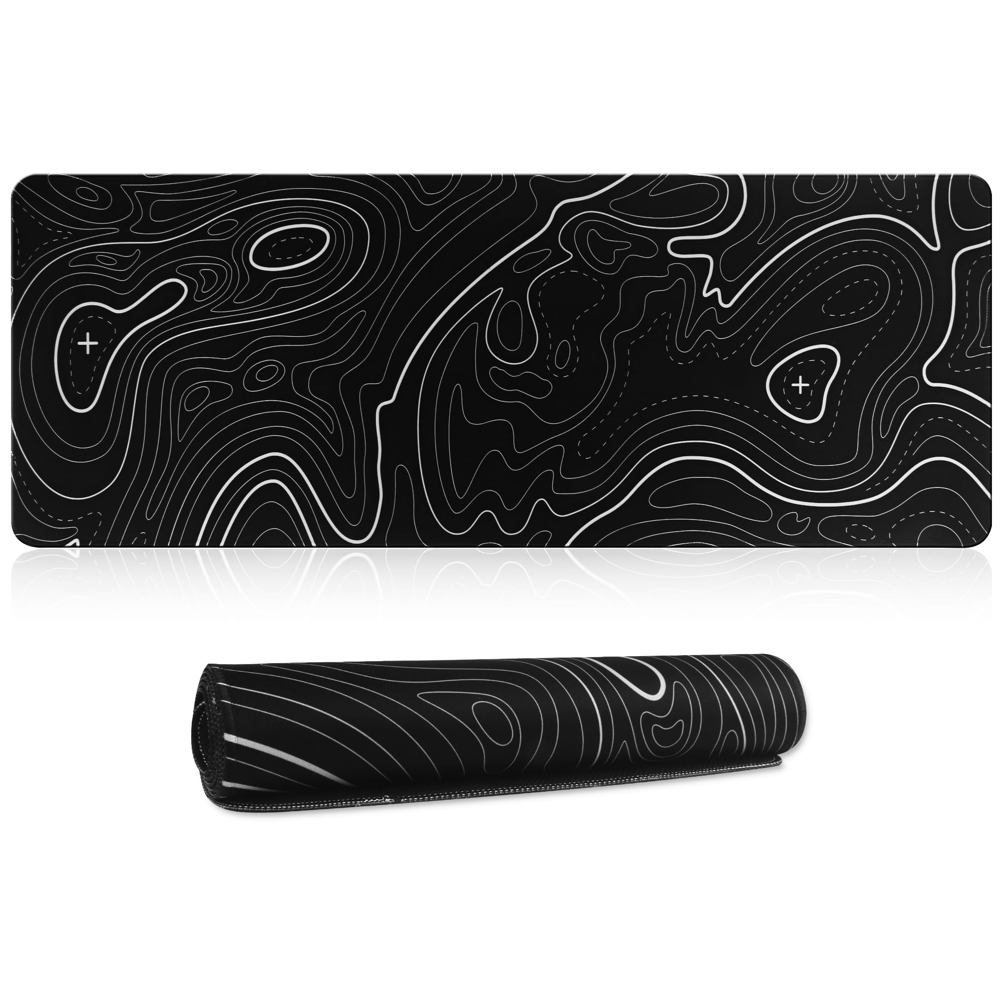 Hoyixi Tappetino Mouse da Gioco XXL 800x300x3mm, Nero