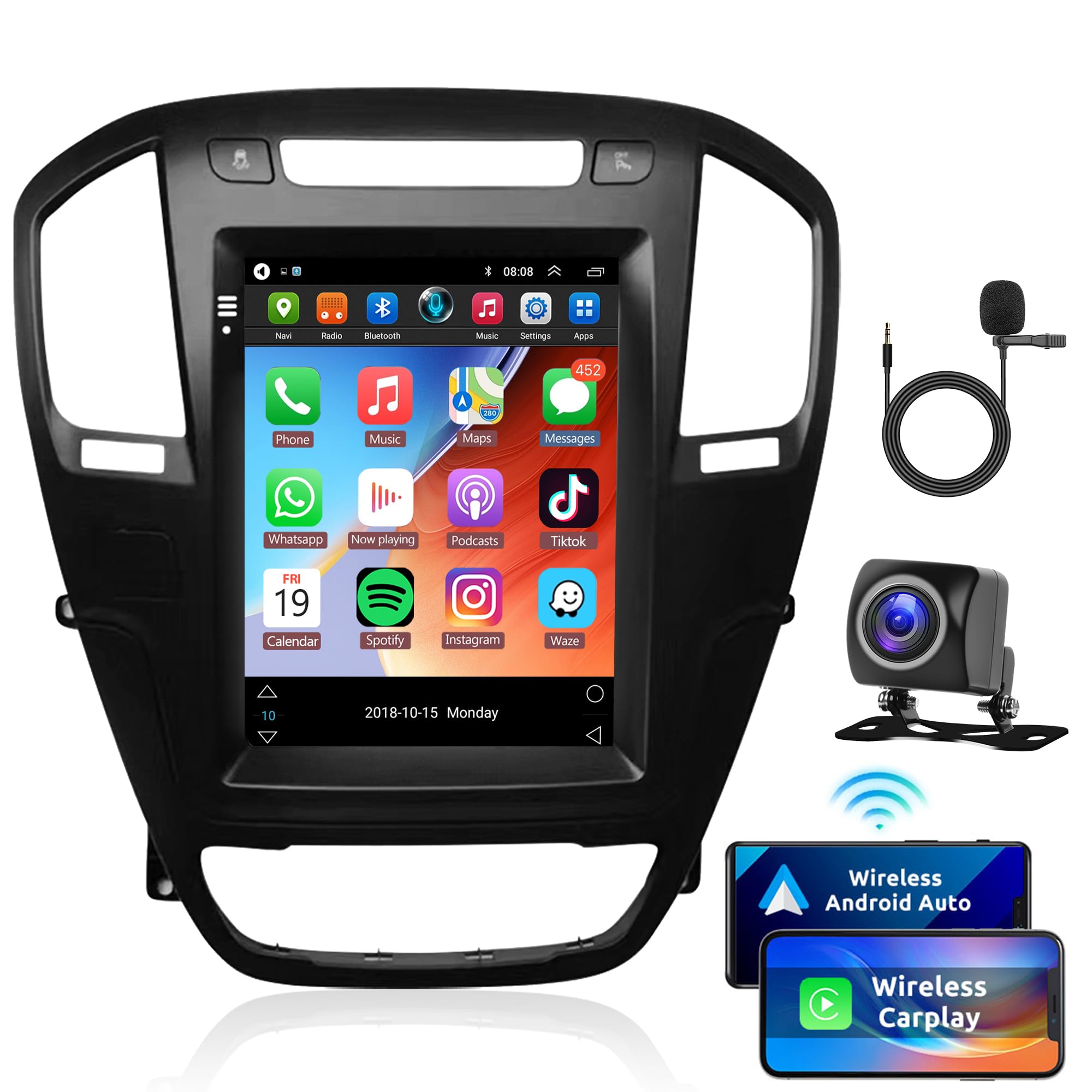 Android 11 Autoradio 9,7" per Opel Insignia 2009-2013