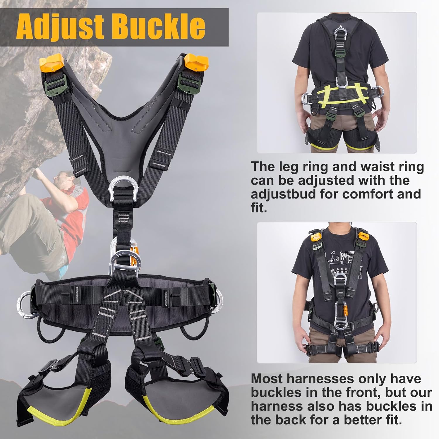 Imbracatura Arrampicata e Sicurezza Lavori in Altezza - immagine 6