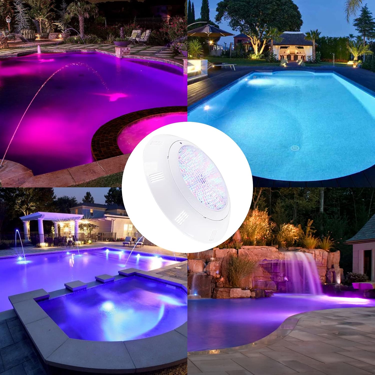 Kingwen Luci da Piscina PAR56 RGB 38W con Telecomando - immagine 6