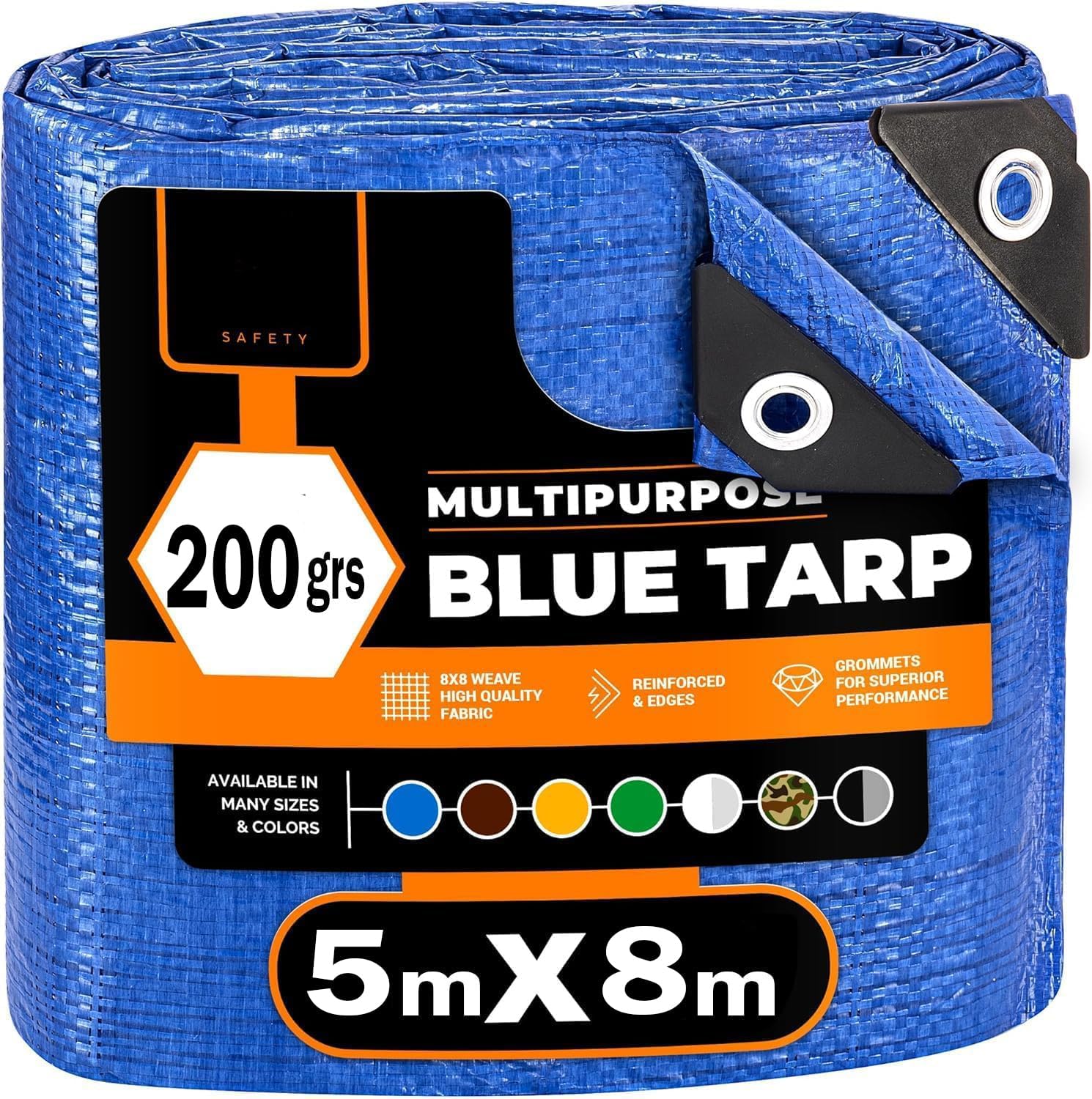 Telo Impermeabile Esterno 5m x 8m 200grs - immagine 1