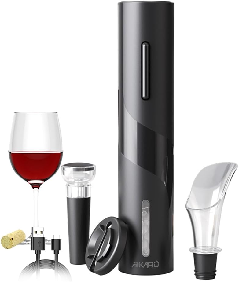Cavatappi Elettrico per Vino Automatico, Ricaricabile