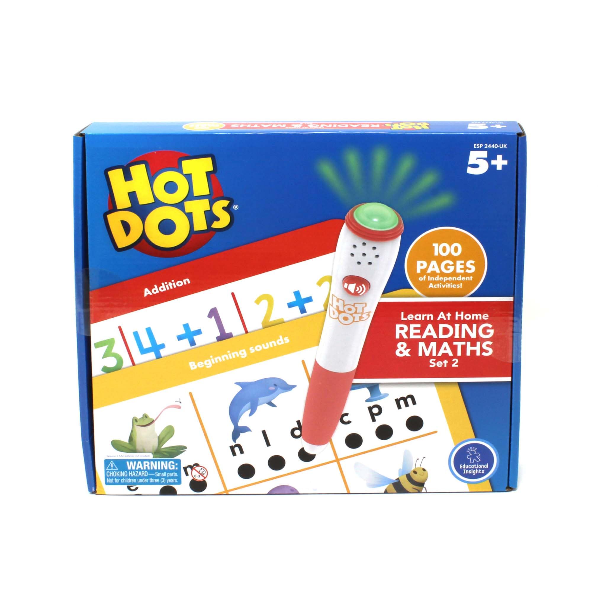 Learning Resources Set Matematica e Lettura Hot Dots 2