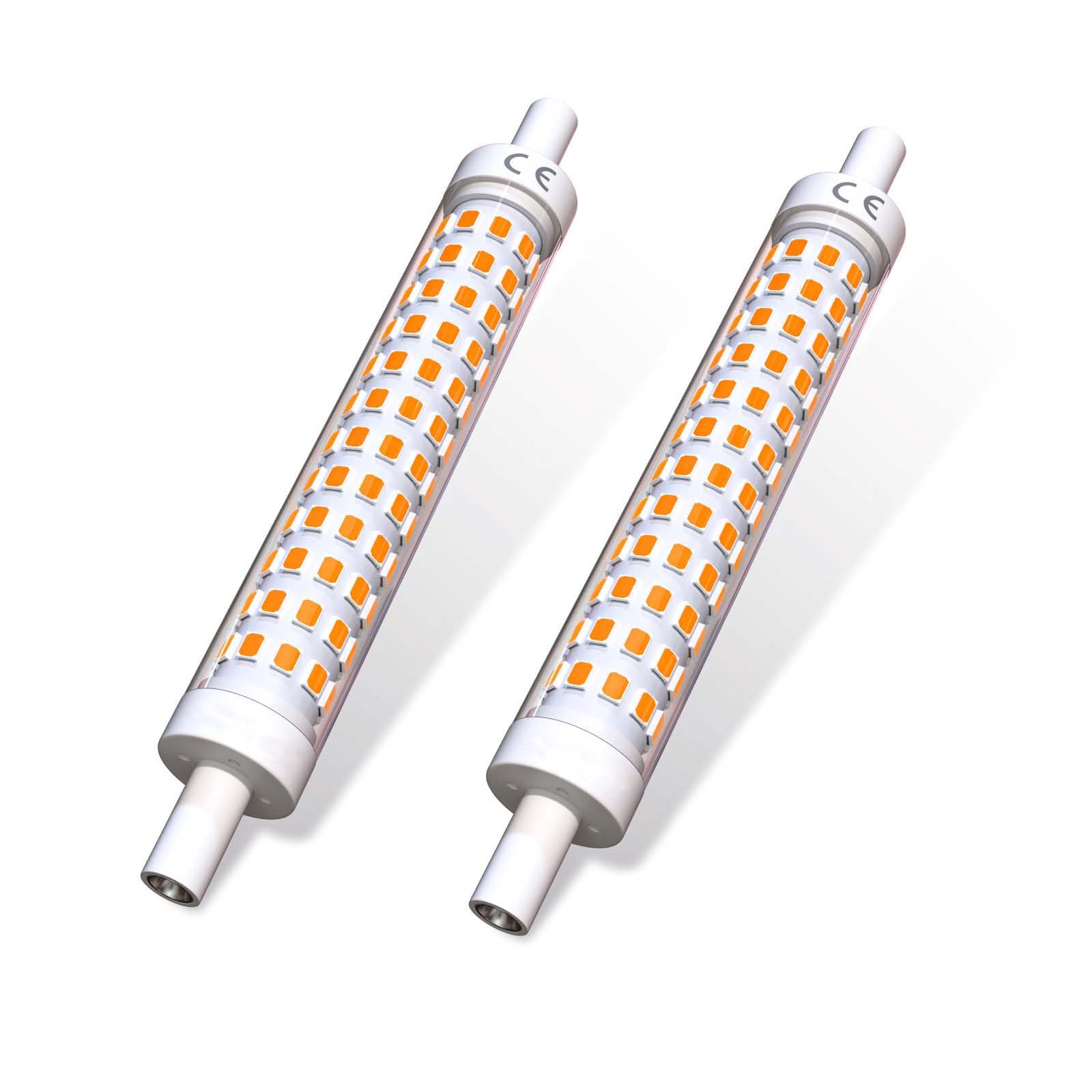 Lampadina R7S 118mm LED 15W Bianco Calda 3000K