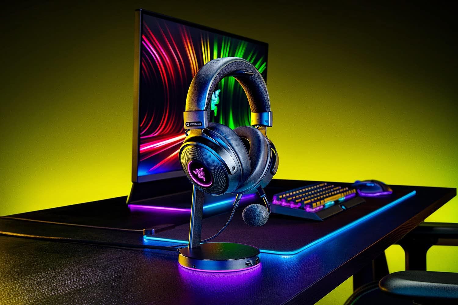 Razer Kraken V3 HyperSense - Cuffie Gaming USB Cablate - immagine 2