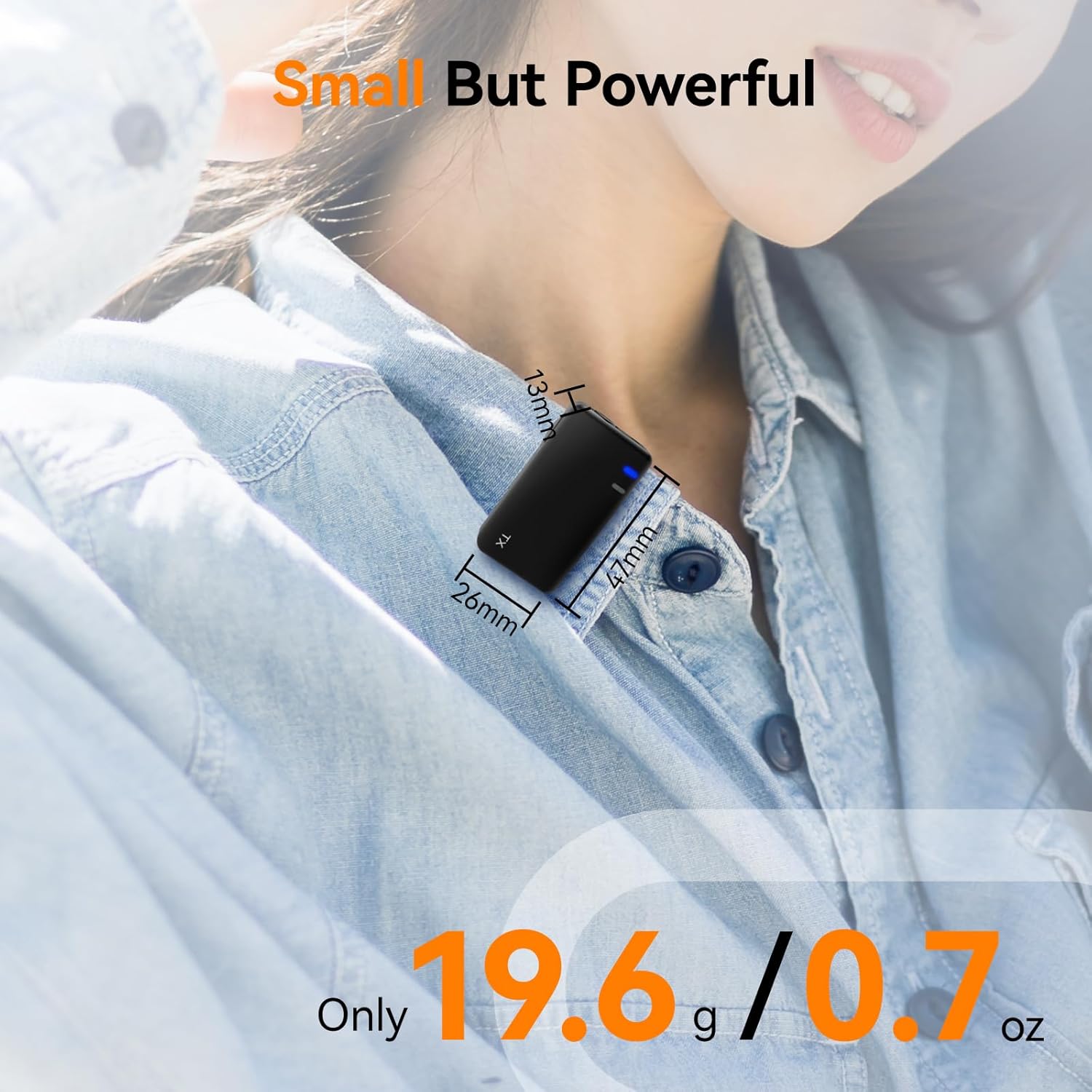 Svbony SVMic D4 Microfono Lavalier Wireless con 4 Trasmettitori - immagine 8