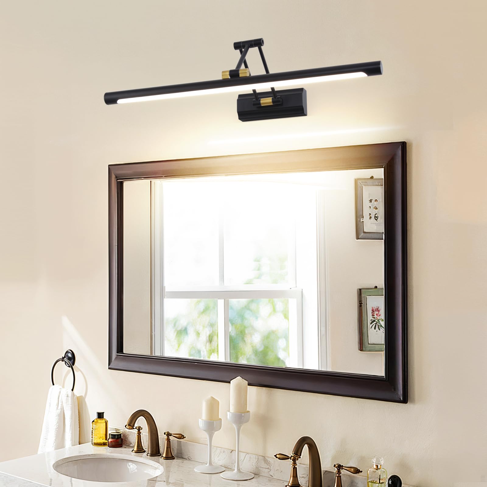 Tyhogar LED Lampada da Parete per Bagno 12W 57CM