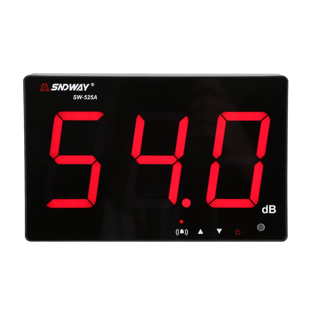 Fonometro Digitale 30~130dB con Display LCD 9.6"