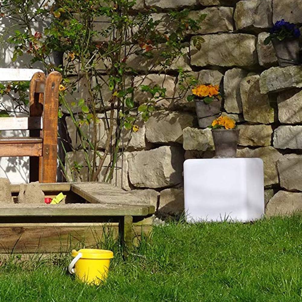 MR.GO 30cm Sgabello Cubo LED Impermeabile con Telecomando - immagine 7