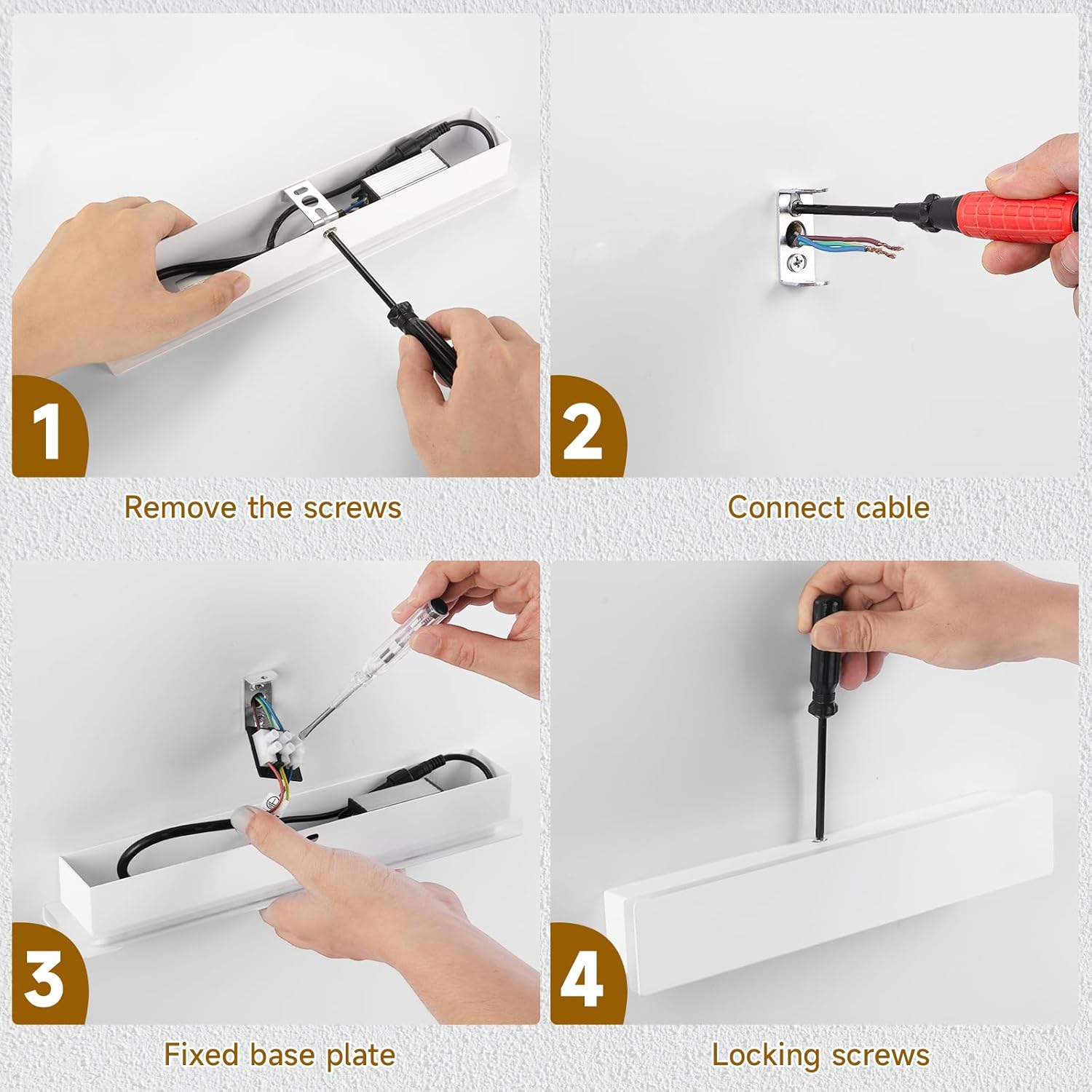 Kingwei 2 Lampade LED da Parete 10W Up Down - immagine 6