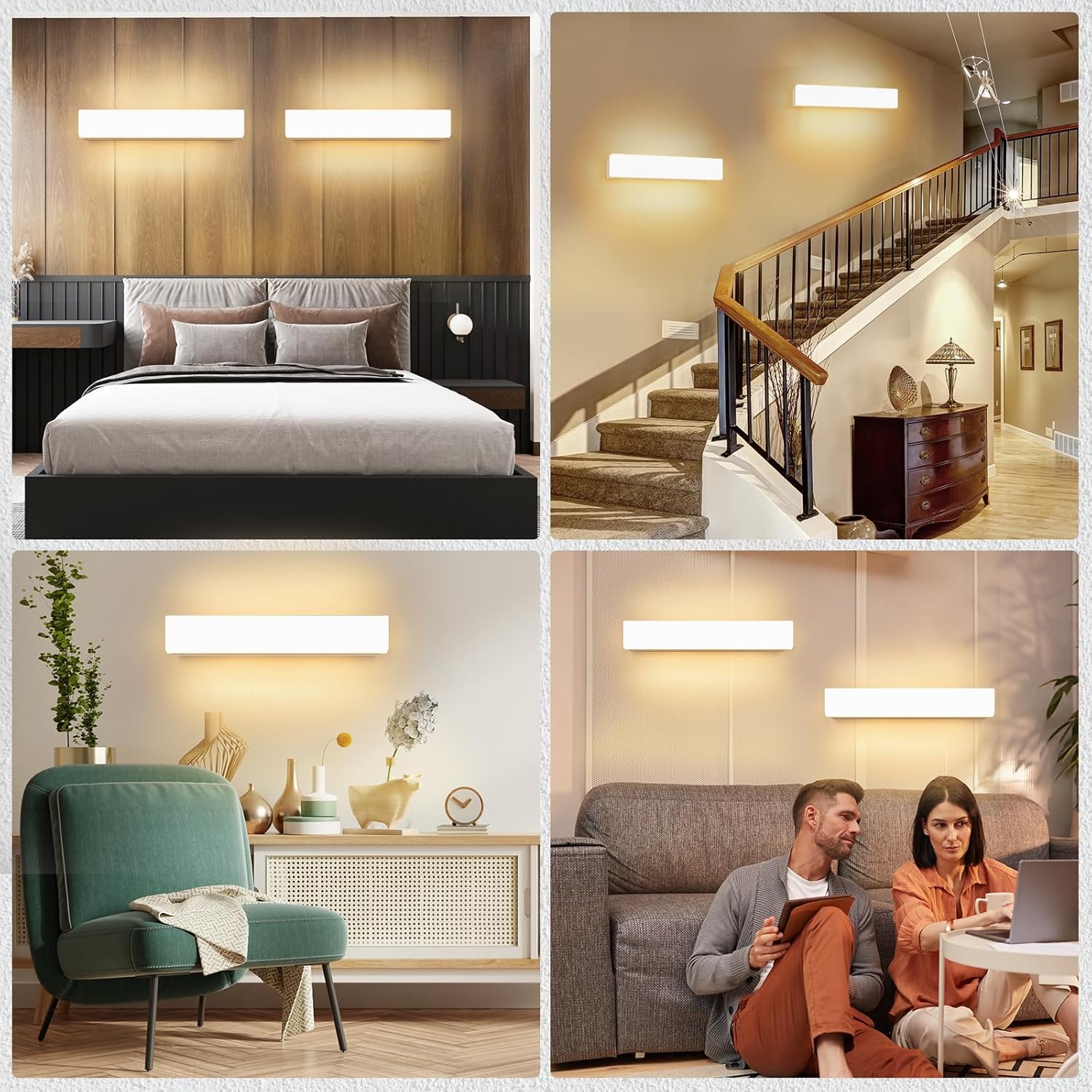 Kingwei 2 Lampade LED da Parete 10W Up Down - immagine 7