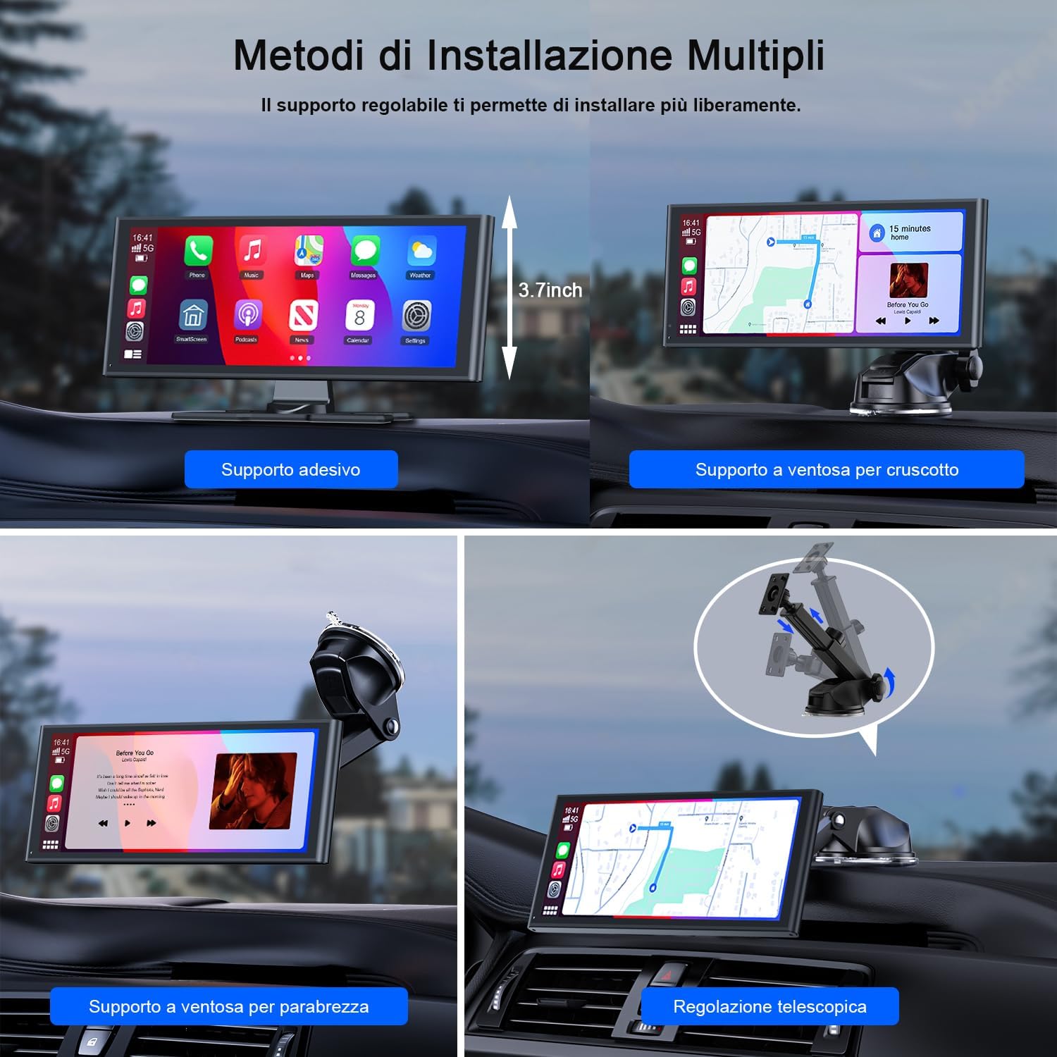 Avylet Carplay Wireless Android Auto - Schermo IPS 9.26" - immagine 7