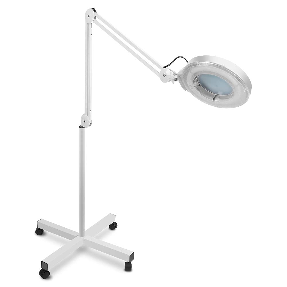 Cocoarm Lampada da Terra con Lente d'Ingrandimento 5X