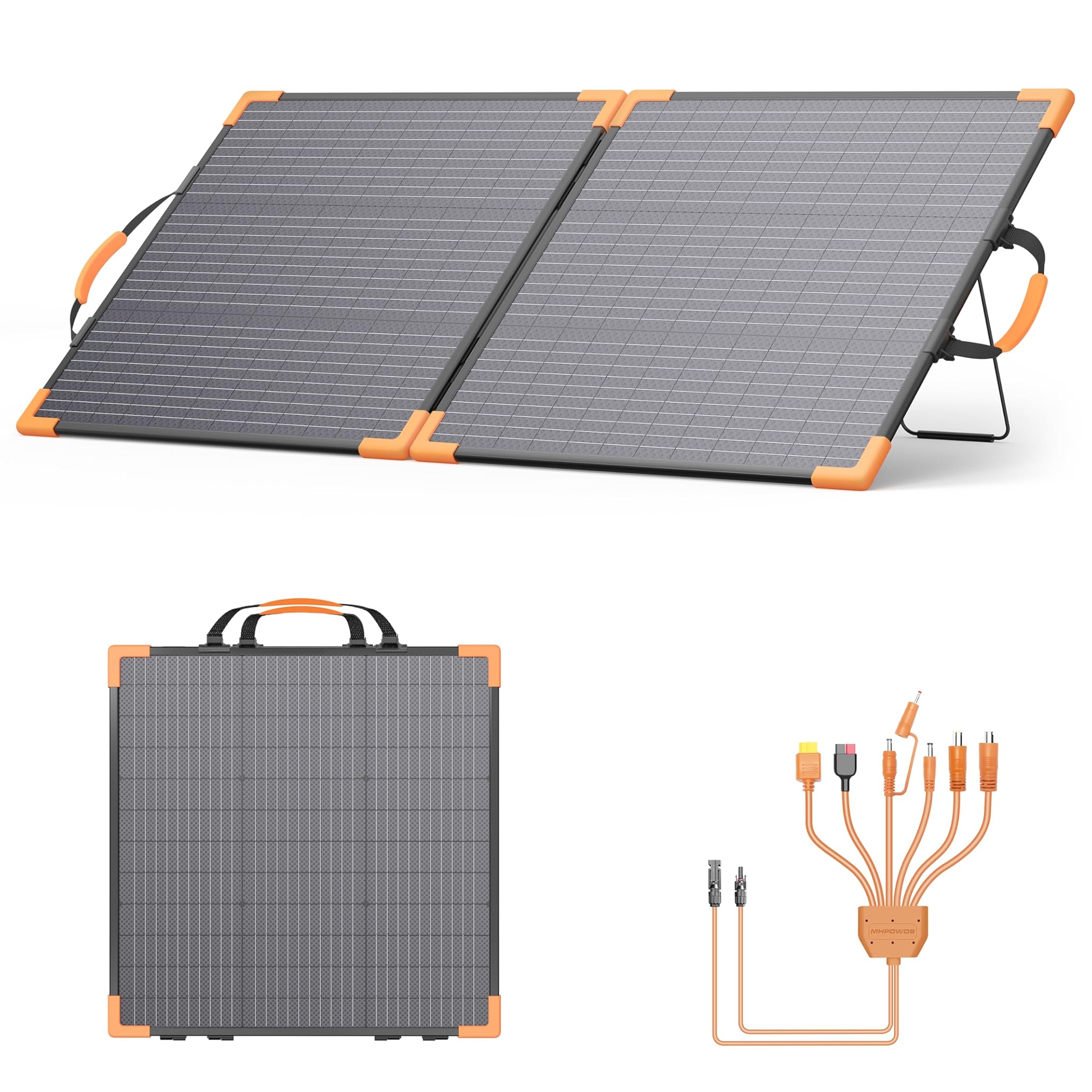 Pannello Solare Bifacciale Portatile 100W Pieghevole