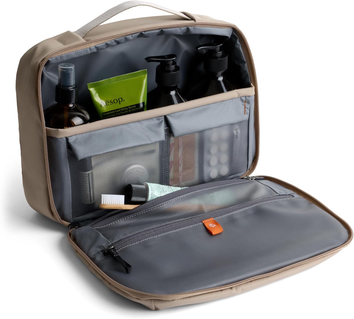 Bellroy Hanging Toiletry Kit Plus 8 Litri, Stone - immagine 2
