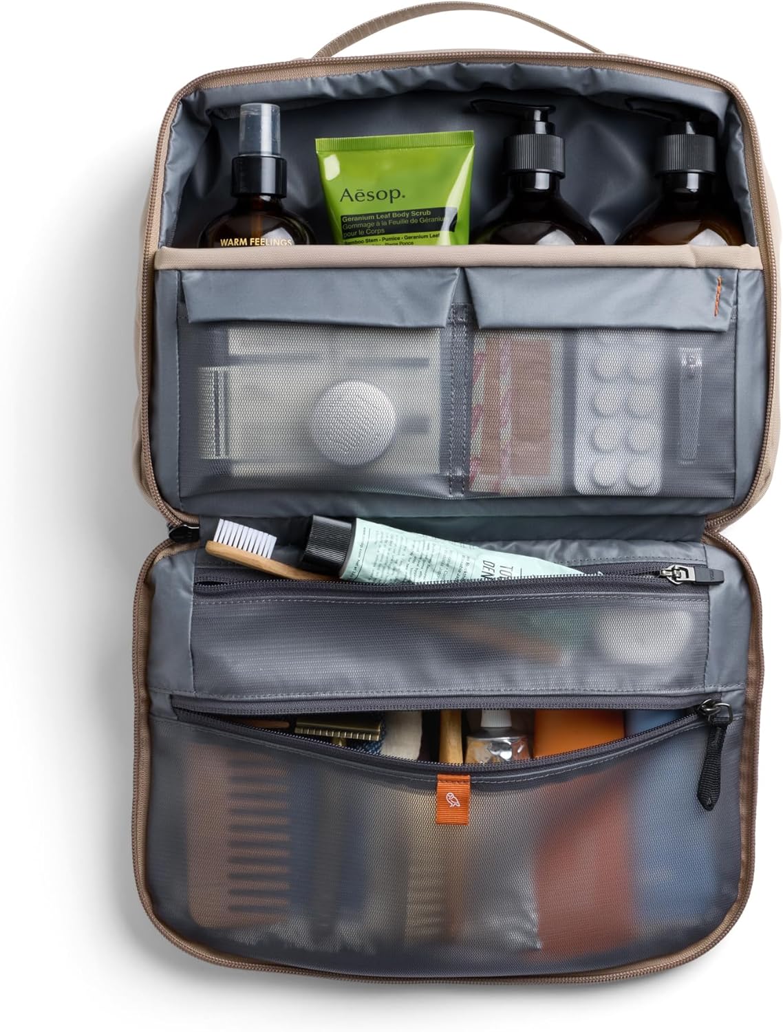 Bellroy Hanging Toiletry Kit Plus 8 Litri, Stone - immagine 4
