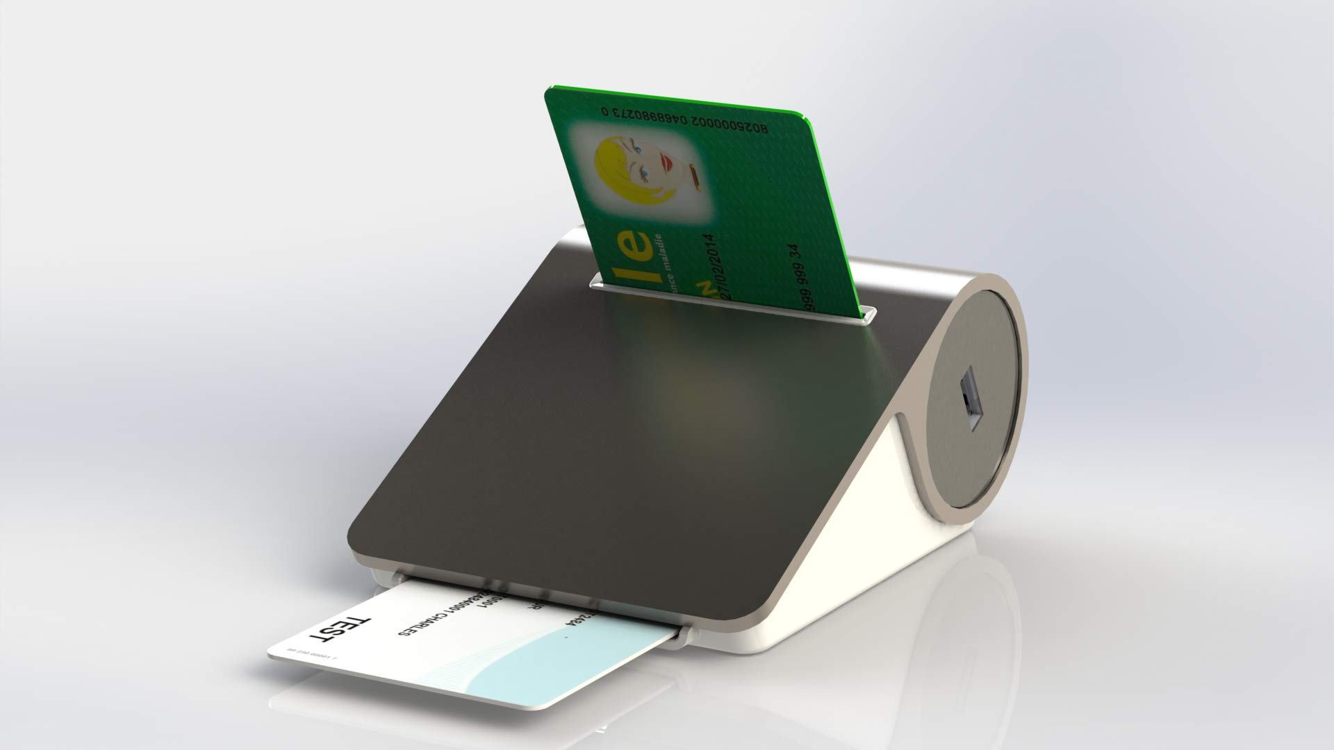 DSC-FX: Lettore PC/SC bislot USB Sesam Vitale