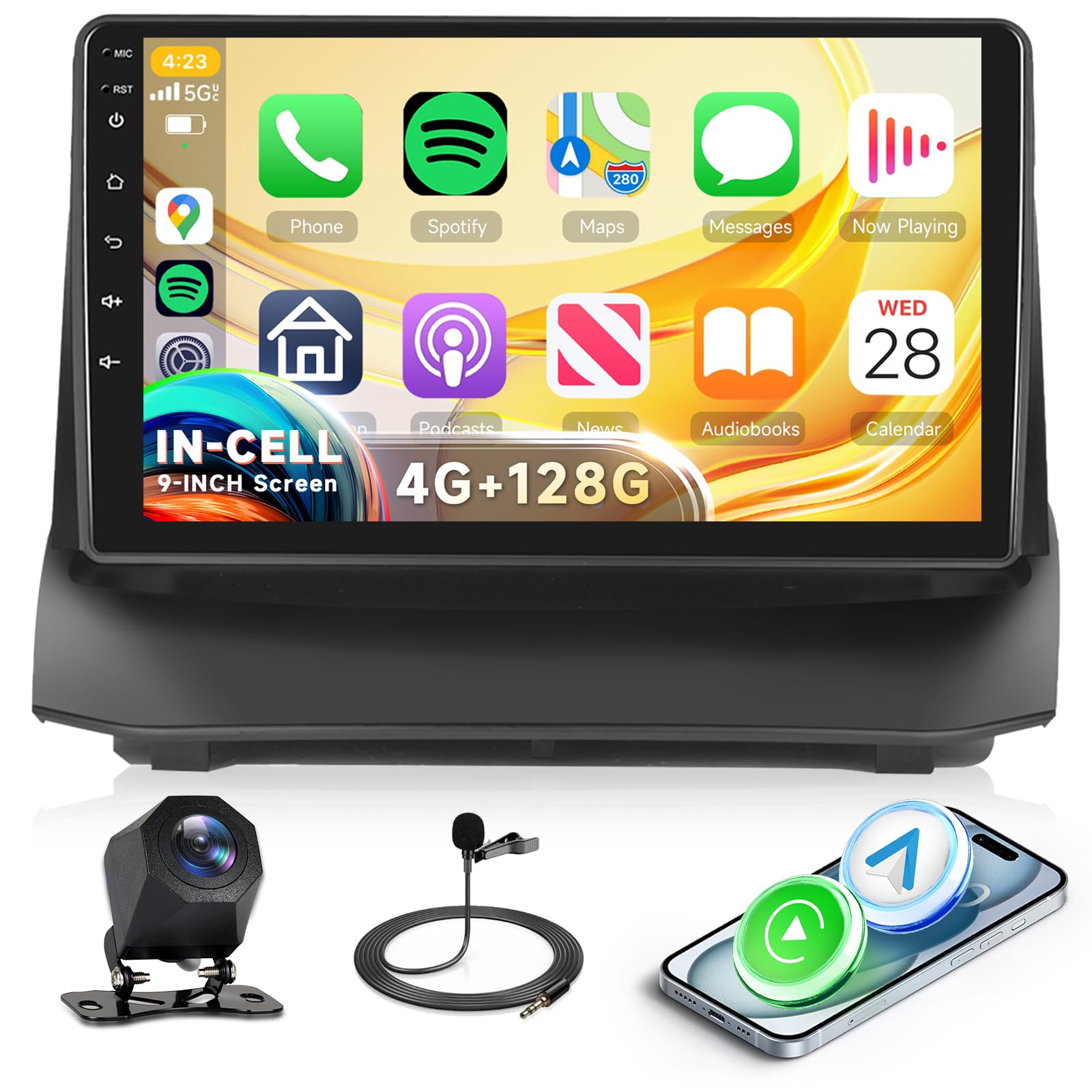 Rimoody 4G+128G Android Autoradio per Ford Fiesta
