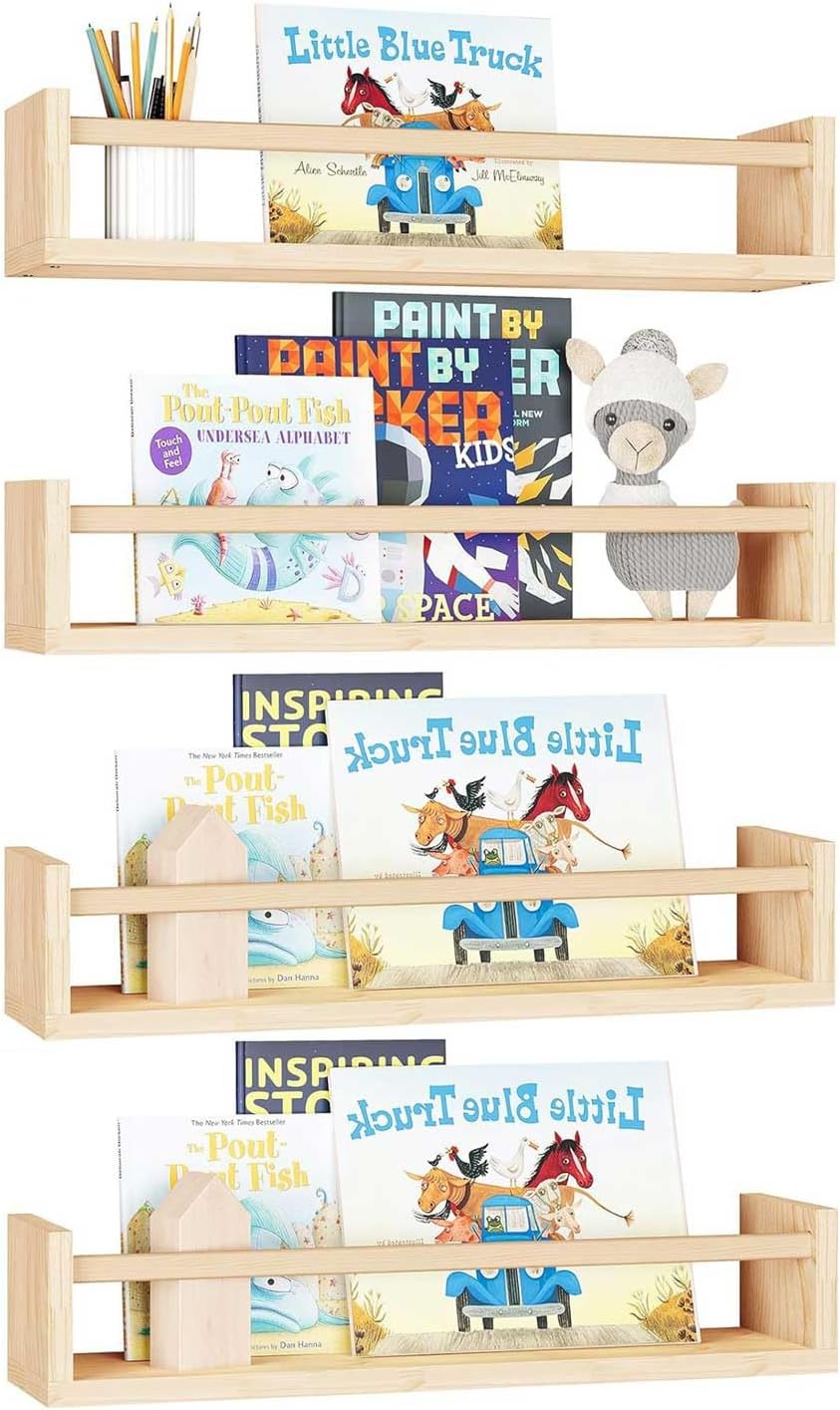 Libreria Sospesa da Parete per Cameretta 41.5cm - immagine 1